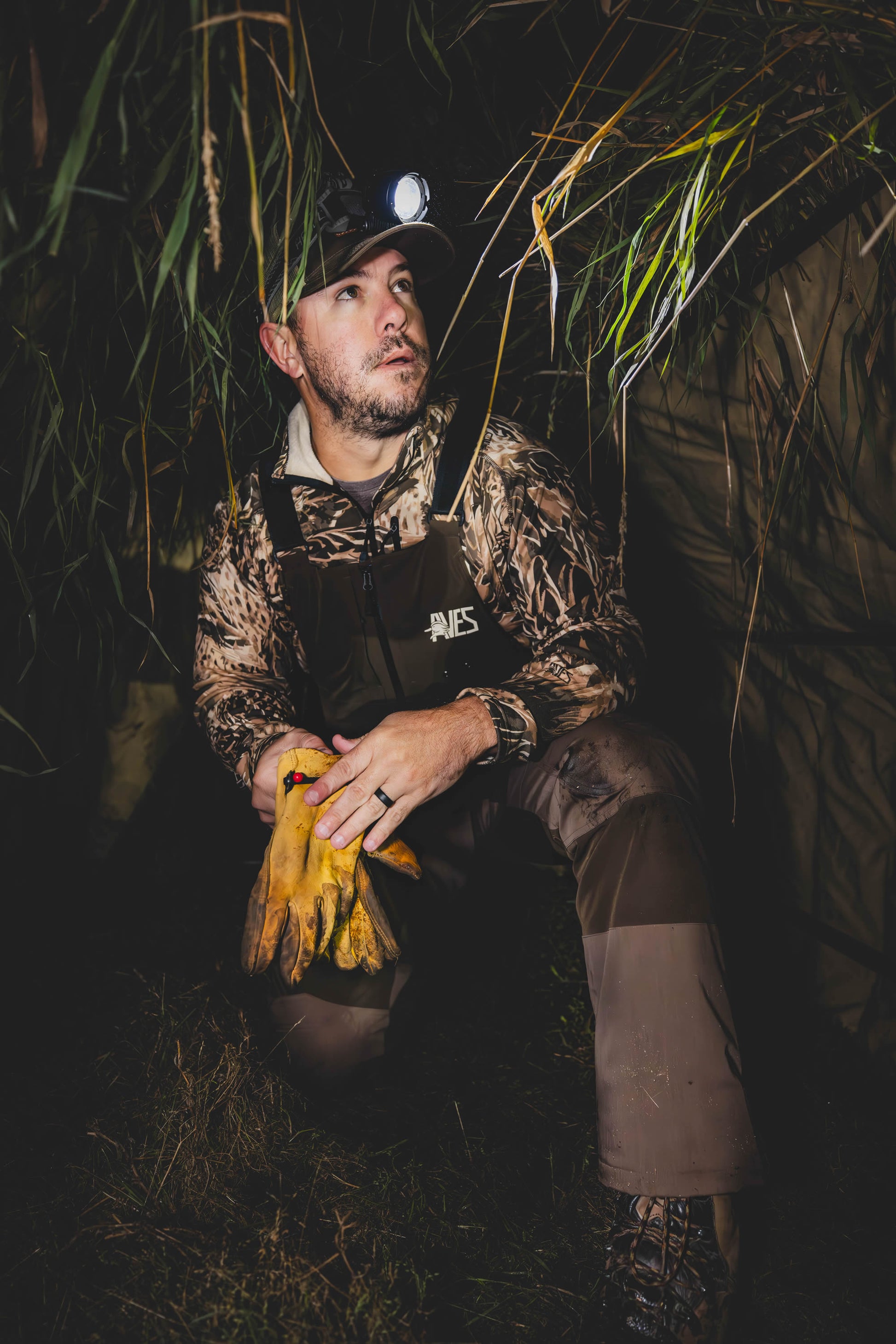 AVES Bering Bibs solid brown top-rated  waterfowl hunting cold weather waterproof insulated bibs field work