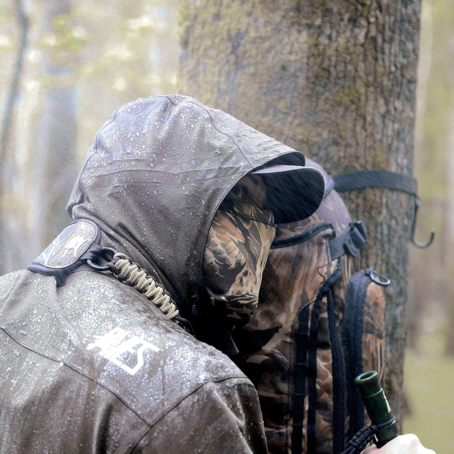 AVES Wading Storm Shell solid brown top-rated  duck hunting  waterproof quiet stretch rain coat waterproof