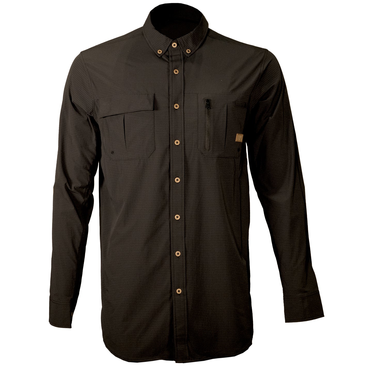 AVES Dot.Air Long Sleeve Shirt Slate top-rated hunting gear lightweight 360 degree breathability front