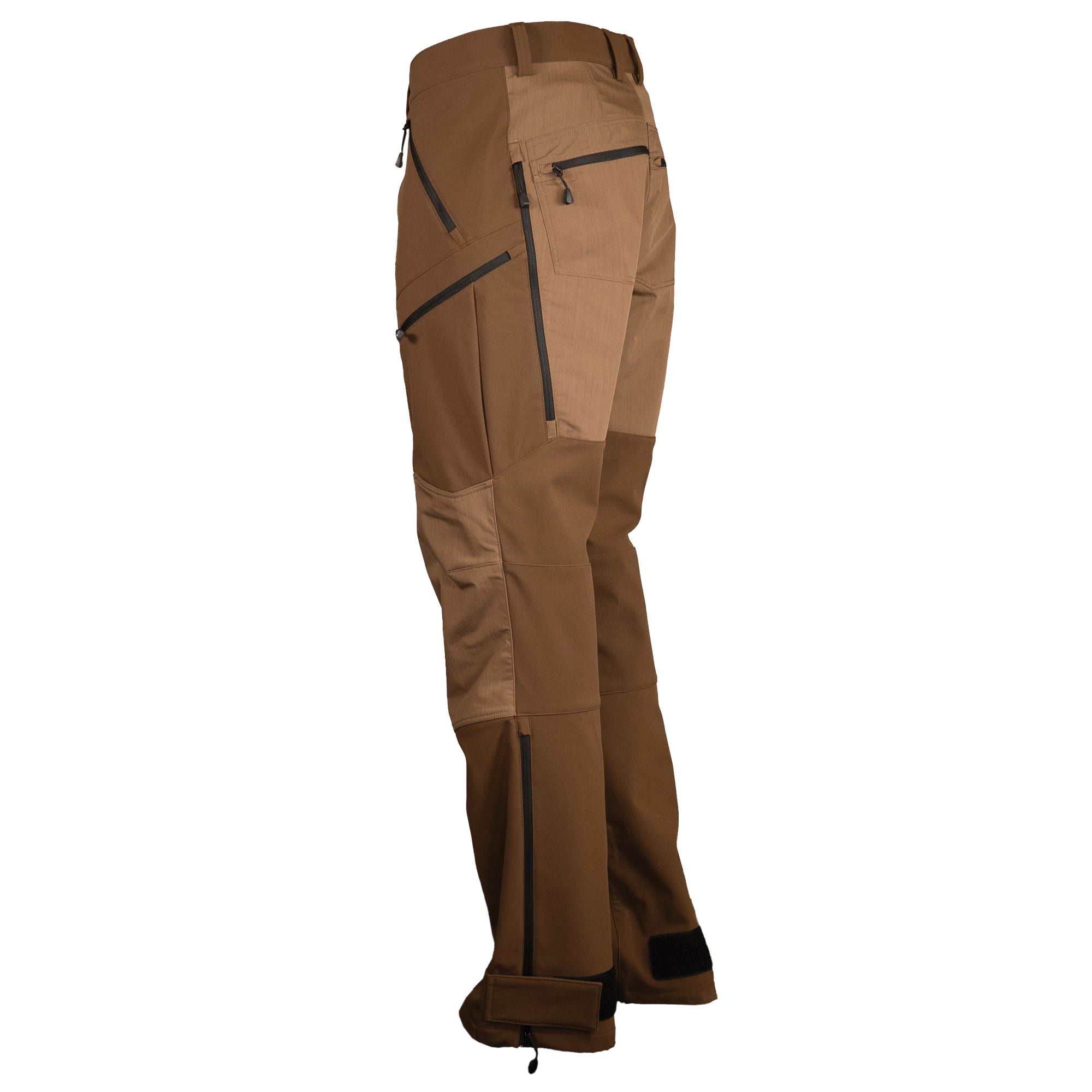 AVES Drifter Pant Cattail top rated duck hunting mid-weight 4-way stretch outer layer pant side view
