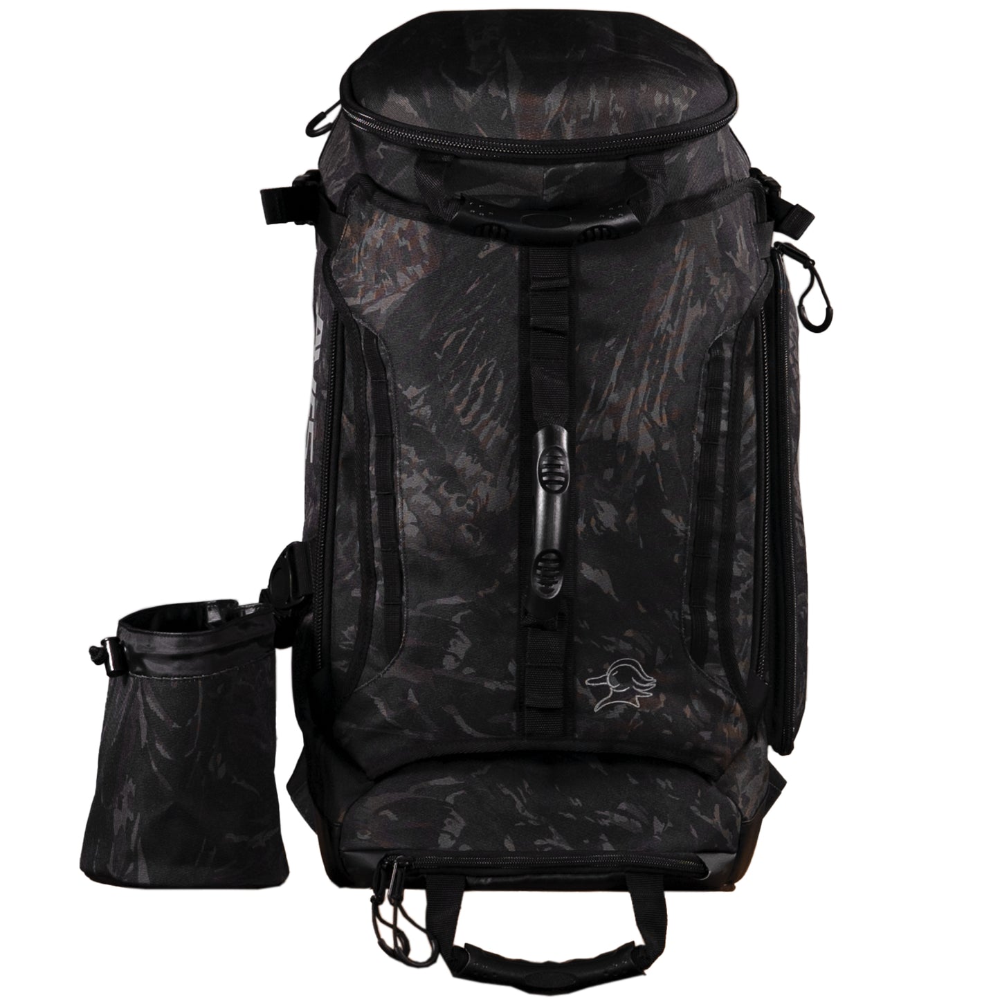 AVES Hybrid Elite Pack Shadows camo best duck hunting adjustable shelves 40 liter backpack with gun holder