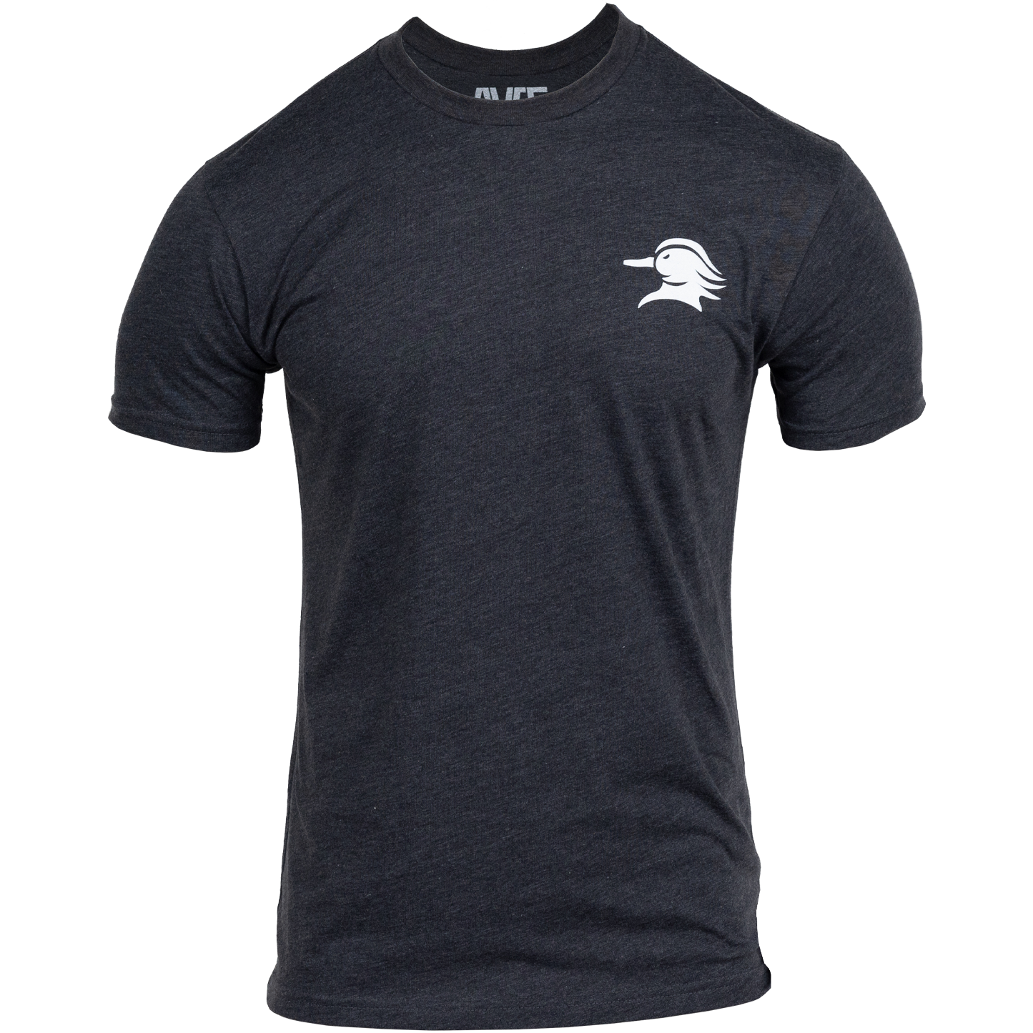 AVES Classic Logo T-Shirt Charcoal Branded Logo Gear Front