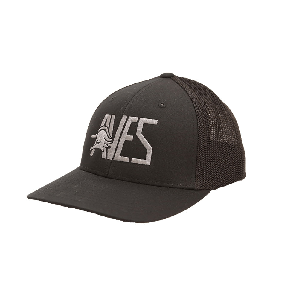AVES Logo Flex Fit Hat brown Branded Logo Gear front