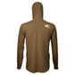 Aves midway 203 hoodie brown top-rated duck hunting light weight all way stretch back 
