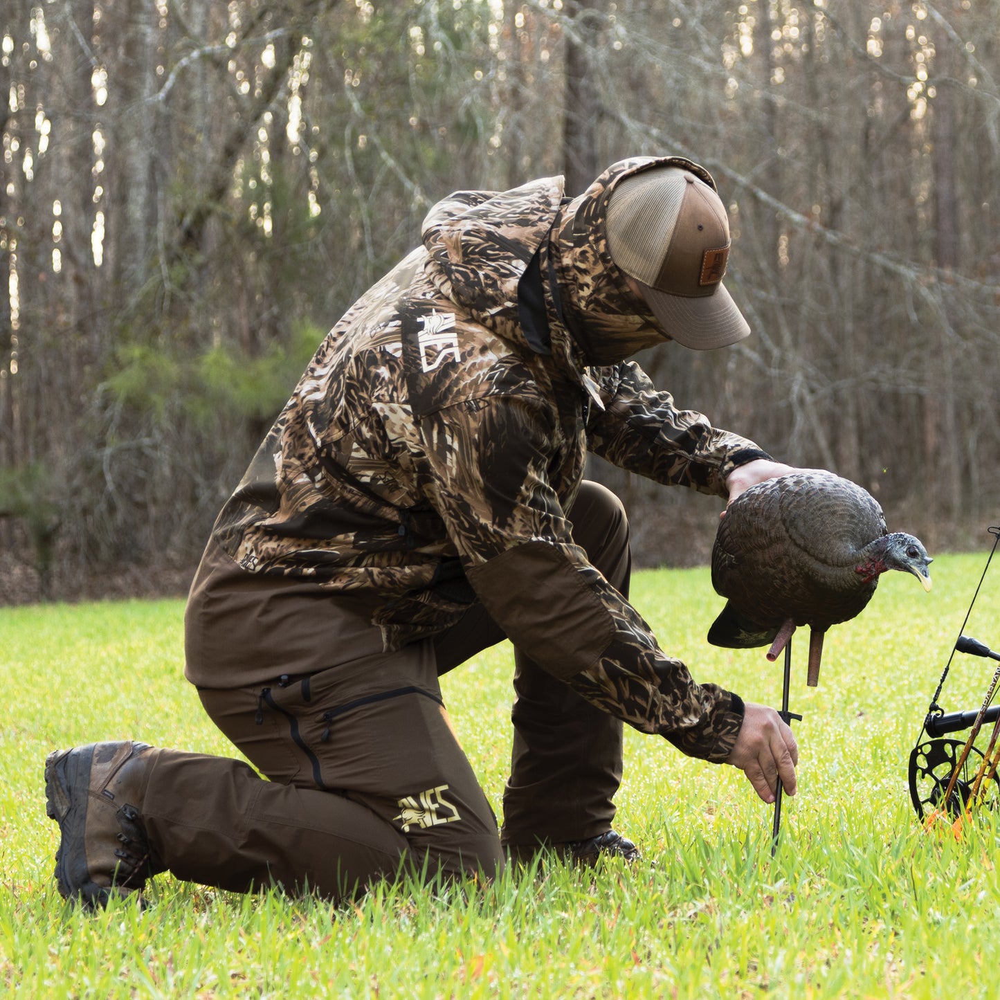 Aves scout pant cattail top-rated turkey hunting light weight non-insulated breathability 
