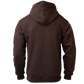 AVES Duck Refuge Hoodie  Dark Chocolate Brown  Branded Logo Gear  hoodie Back