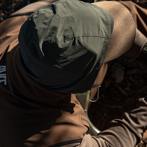 AVES Dot.Air Long Sleeve Hoodie Olive Green top-rated hunting gear lightweight 360 degree breathability hoodie