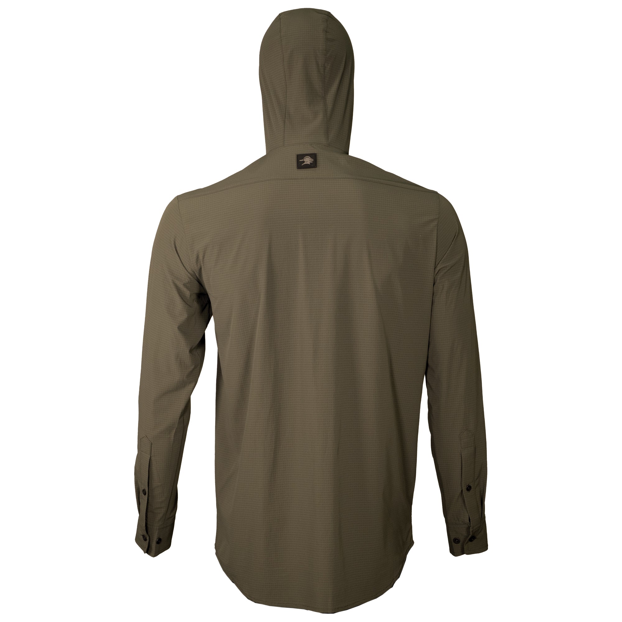 AVES Dot.Air Long Sleeve Hoodie Olive Green top-rated hunting gear lightweight 360 degree breathability back