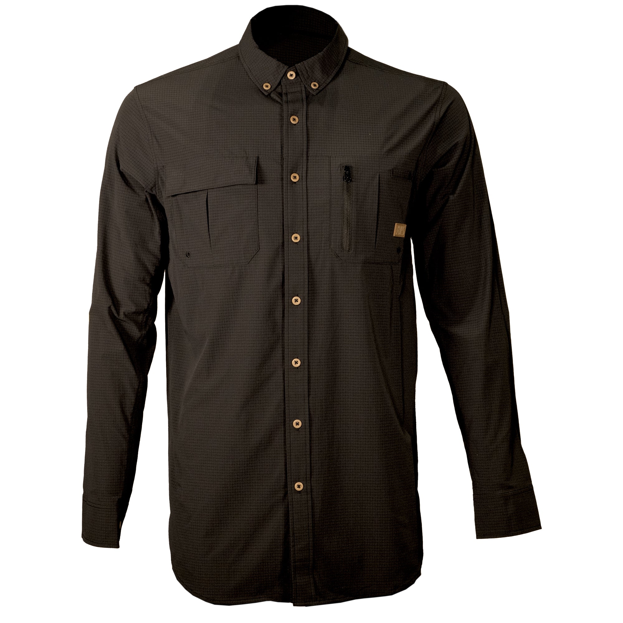 AVES Dot.Air Long Sleeve Shirt Slate top-rated hunting gear lightweight 360 degree breathability front 
