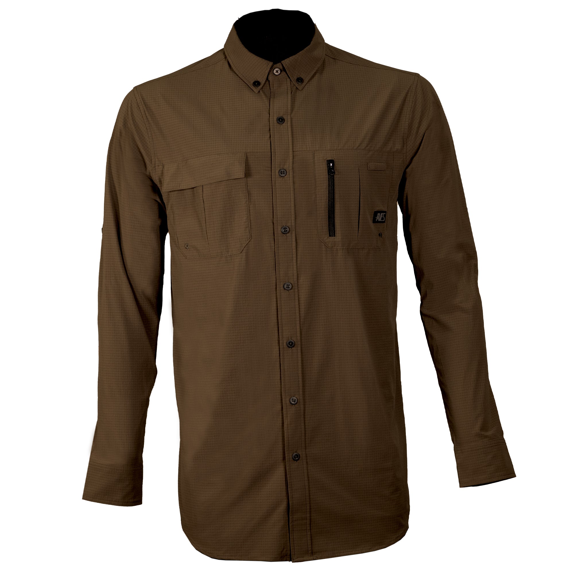 AVES Dot.Air Long Sleeve Shirt Cedar top-rated hunting gear lightweight 360 degree breathability front 