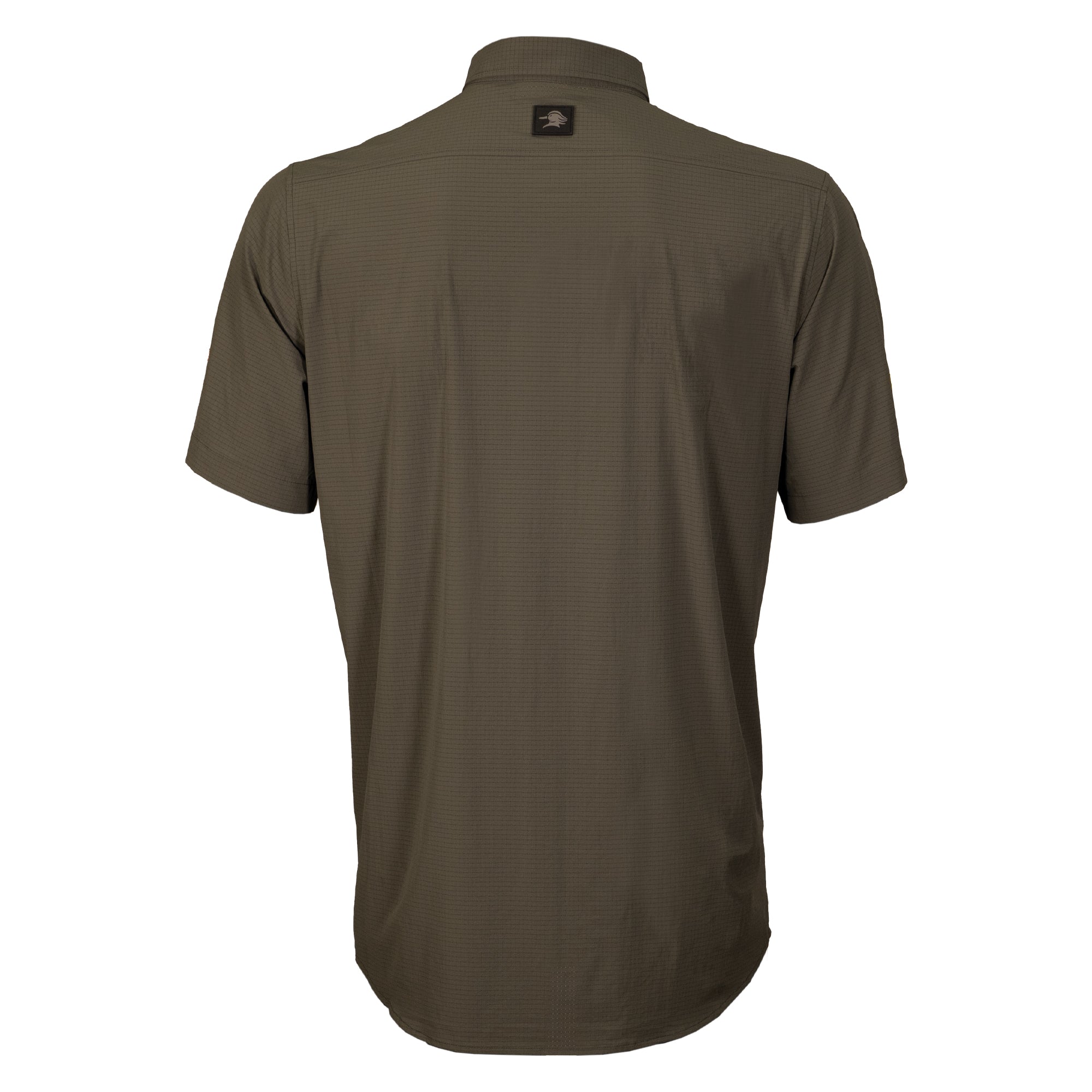 AVES Dot.Air Short Sleeve Shirt Olive Green best hunting gear lightweight 360 degree breathability back