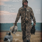 AVES drifter jacket best camo duck hunting  mid-weight 4-way stretch outer layer jacket is loaded with waterfowl features