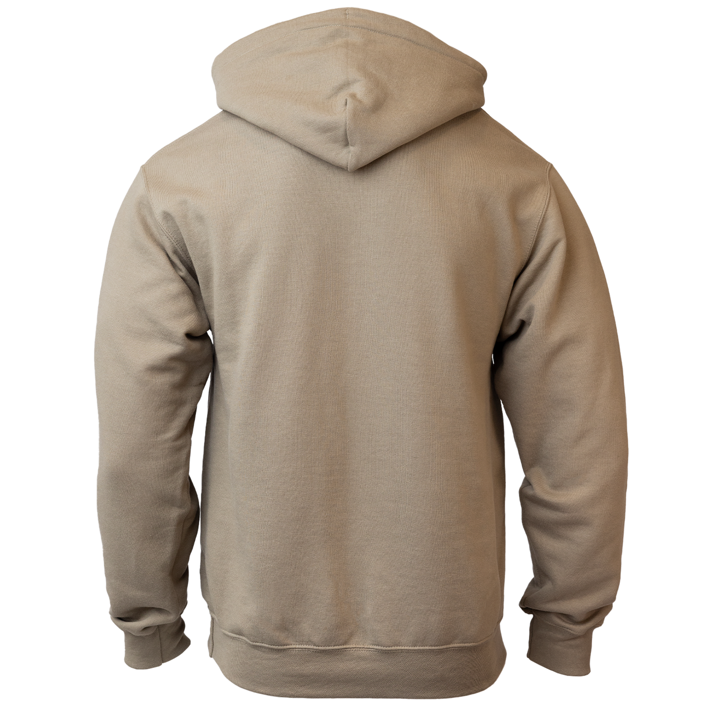 AVES Duck Refuge Hoodie Coyote Brown  Branded Logo Gear  hoodie Back