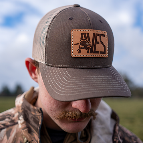 Leather Patch Trucker Hat