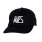 AVES Dad hat Black  Branded Logo Gear Front 