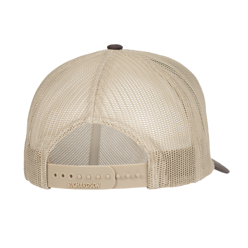 AVES Trucker Hat Brown  Branded Logo Gear back