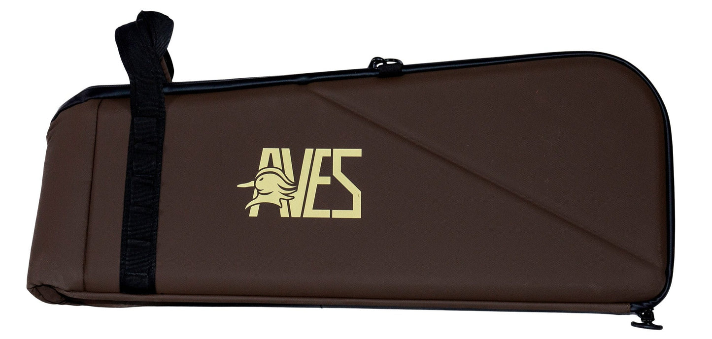 AVES Hybrid Hardshell Floating solid brown top-rated  duck hunting  space saving travel and blind shotgun case foldable 