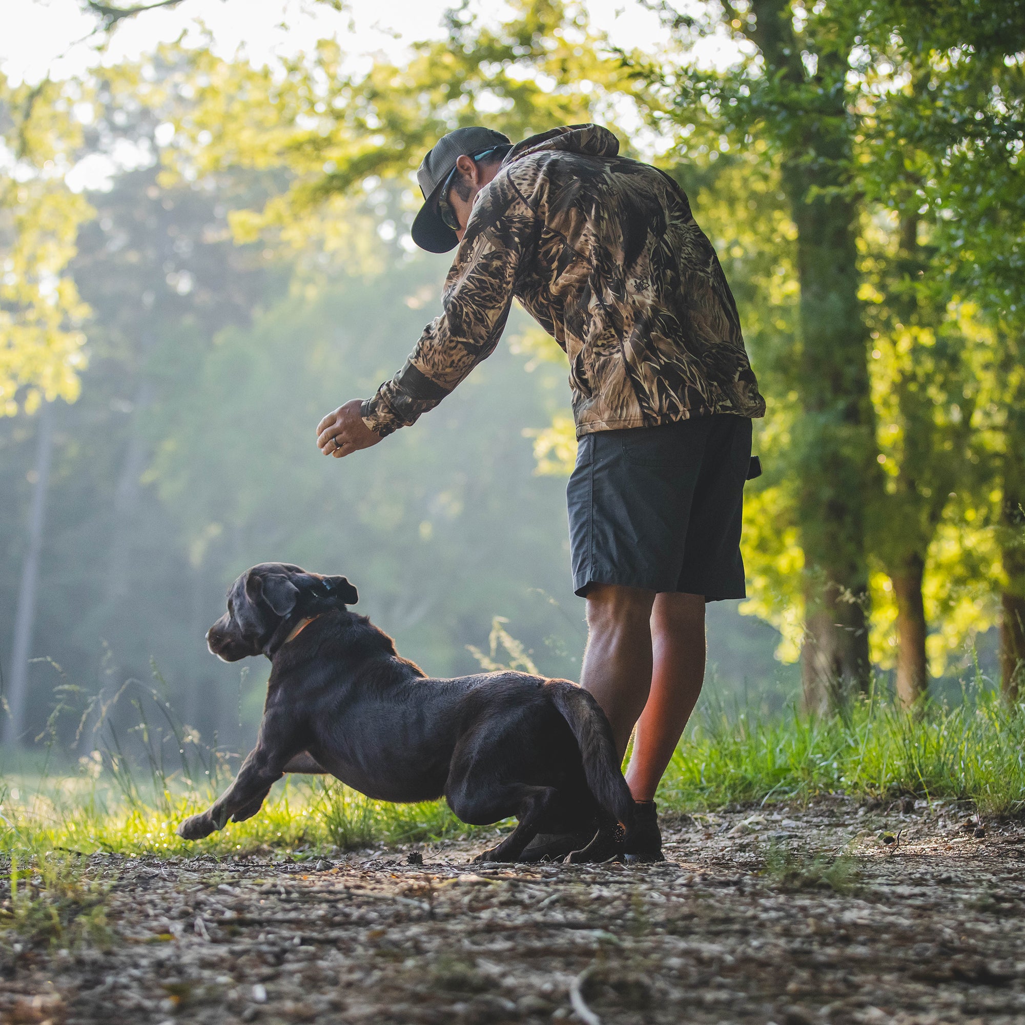 AVES Stratum Camo best duck hunting mid-weight hoodie dog training