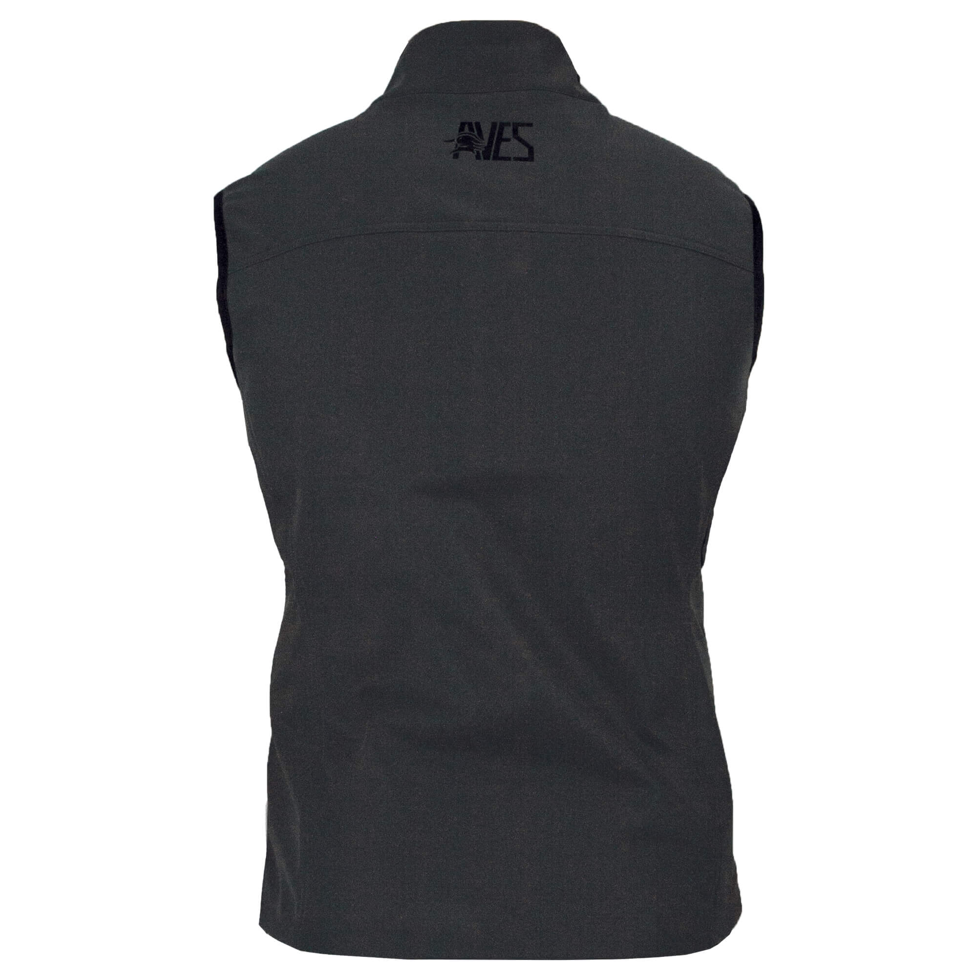 AVES drifter vest solid brown  best  goose hunting  mid-weight 4-way stretch layering vest back 